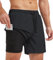 Danfiki Short de course à pied pour homme avec poches, léger avec intérieur respirant, séchage rapide, Noir , S