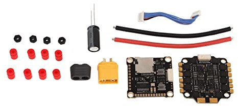 RC Drone Flight Controller Set, F4 V3S Plus Flugcontroller mit Schneller Reaktion 45a 4 in 1 Elektronischer Fluggeschwindigkeits -Controller Fly Tower Stack für FPV -Drohnen -RC