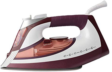 FBHappiness Small portable Handheld Steam Irons Travel Garment Steamer Fabric Steamer Iron 2600W 350Ml Garment Steamer For Home And Travel,Brown-2600W 350ML