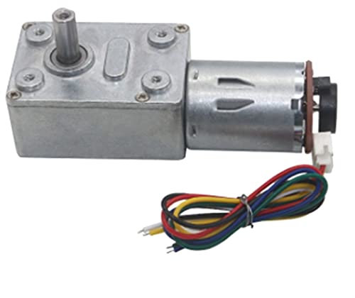 Dc Motor,Motor,Elektromotor Kodierer-Reduktionsmotor mit hohem Drehmoment DC 6V 12V 24V Wurm ausgereifter Motor.(150RPM,6V)