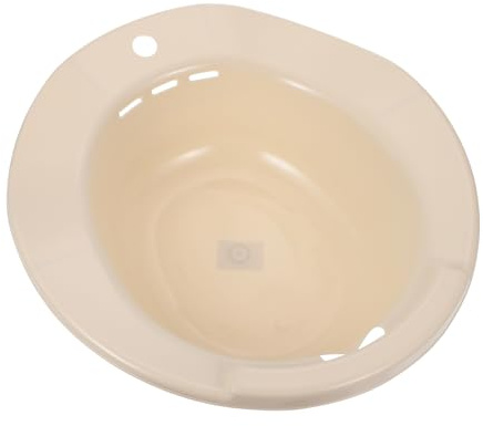 Beige Sitzbad aus Pp mit Hängeöffnung für Haushalts Wcs