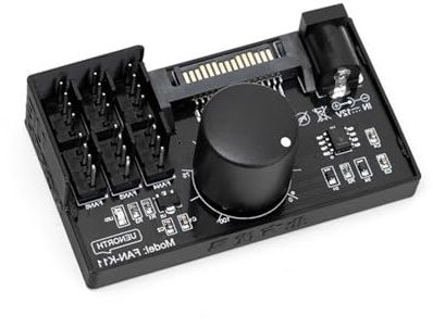 Fahoujs Lüfter Speed Controller Power 4Pin NAS Server Control Regulation Board Power NAS Server Fan Speed Controller