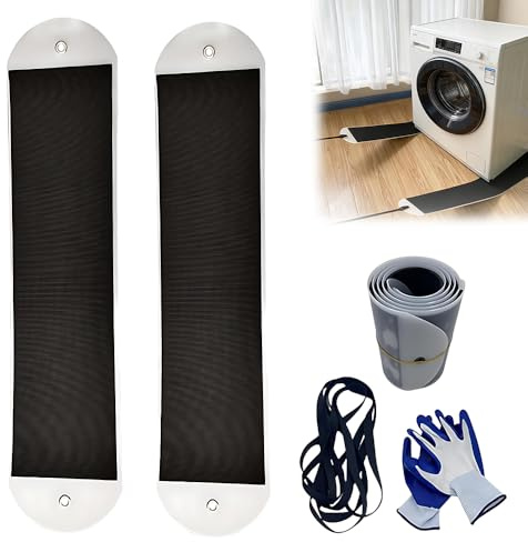 Washing Machine Sliders, Home Appliance Movers Sliders Set With Pull Strap and Gloves, Multifunctional Reusable Heavy Duty Furniture Sliders, Washing Machine Gliders for Tiles, Hardwood Floors