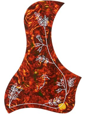 Akustische Folk-Gitarre, selbstklebend, kratzfest, Schutzplatte, Pick-Aufkleber, Ersatz-Pickguard-Schutz, Folk