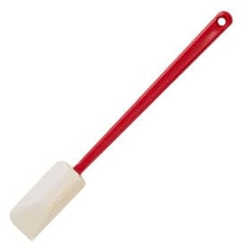 Fackelmann 32900 Spatule de pâtisserie, Marysette Plastique 25cm, résine, Blanc et Manche Rouge, 25 cm