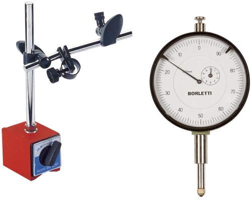 Borletti - BASE MAGNETICA SNODABILE + COMPARATORE CENTESIMALE professionale -