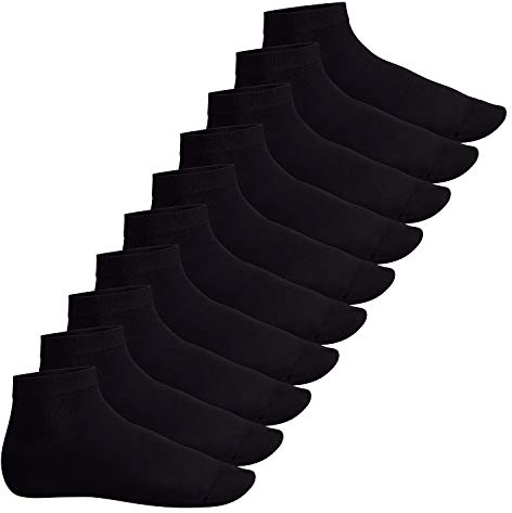 Footstar EVERYDAY! 10 Paar Damen Herren Quarter Socken Kurzsocken Kurze Baumwoll Socken
