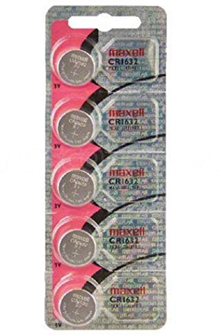 Maxell CR 1632 - CR1632 Lithium Knopfzelle 3V im 5er Blister