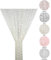 Tata Home Tenda Antimosche a Perline per Porta Finestra Moschiera a Pannello Misura 100 x 220 cm. Colore Trasparente