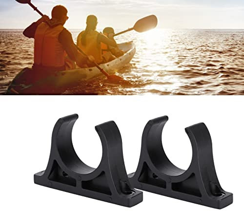 Zetiling 1 Paar Kajak Paddelhalter, Bootshakenhalter, Haltbare Kunststoff Paddelhalter Clips Halter für Kajaks Kanus Ruderboote Kajak Zubehör Kit