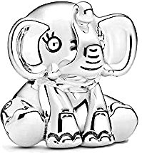 MariaFonte Charm Anhänger Neu 2025 Elefant Geburstag Jubiläum Original Angebot Perlen Armband Silber 925 Günstig Herz Mama Familie Frau Kompatibel Glücksbringer Weihnachten Mädel Hochzeit