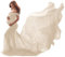 Walaka Robe de Maternité Été Femme Enceinte pour Photographie, Soirée, Mariage - Jupe Longue de Grossesse (Blanc, Taille Unique)