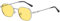 H HELMUT JUST Sonnenbrille Herren Ultraleicht UV400 CAT 3 Retro Metallrahmen Sonnenbrille Polarisiert Unisex