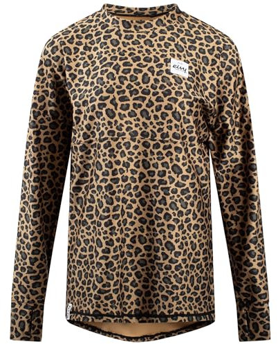 Eivy Damen Venture TOP Yoga Shirt, Leopard, M EU
