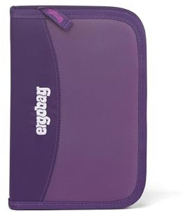 ergobag Hartschalenetui 22er Set, Lyra Buntstifte, Stundenplan, Münzfach, Ocean MagicBear Lineal - Lila, Ocean Magicbear - Lila, one_Size, [INF] kreativ und verspielt, organisiert
