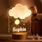 VEELU LED Lampe Nachtlicht Kinder Personalisierte Geschenke Baby mit Name Arcyl Nachtlampe Raumdekoration Geschenk für Mädchen Junge Kinder Geburtstagsgeschenk