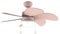 Cecotec - Ventilatore da Soffitto EnergySilence Aero 3600 Vision Full Pink con luce. 50 W, Diametro 92 cm, 3 Velocità, 6 Lame Reversibili, Inverno-Estate, Utilizzo Facile, Interruttore a Catena