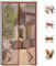 Magnétique Moustiquaire Porte, Moustiquaire magnetique, Aimantée Maille Ultra Fine Fermeture Automatique Rideaux Anti Mouches Installation Facile