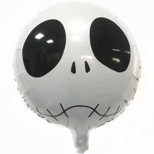 DIWULI Halloween Ballon Geist Schädel - Grusel Kinder-Party