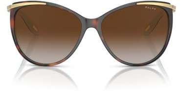 Ralph by Ralph Lauren Damen Ra5150 Sonnenbrille, Havanna auf Aquamarin/Farbverlauf Braun, 59 mm