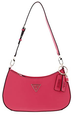 GUESS Noelle Top Zip Shoulder Bag Magenta