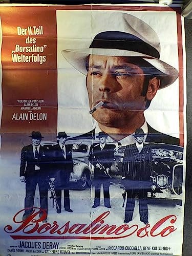 Borsalino + Co - Alain Delon - Catherine Rouvel - Filmposter A1 84x60cm gefaltet