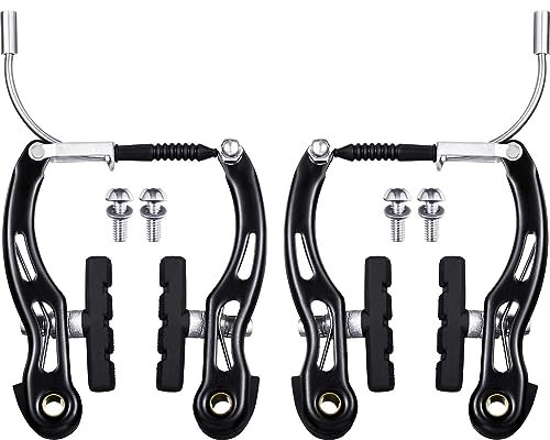 NM SELECT Bike V Brake Set Universal V Brake Front Rear Set Mountain Bike Brake Caliper Replacement for Most Bicycle, Road Bike, MTB, BMX