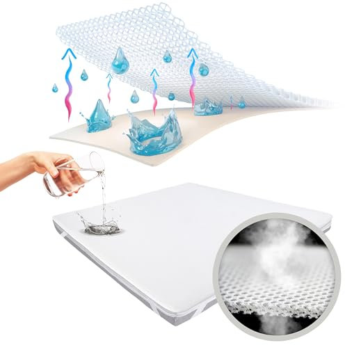 Matratzenbezug 100x100 | Kinderwagen Gondelschutz | Schutz für die Babytragetasche | Schutz für den Kinderwagen | Atmungsaktiv | Wasserdicht