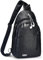 Fmeida Sling Bag Herren Crossbody Bag Backpack Wasserdicht Brusttasche Leichte Schultertasche Umhängetasche für Männer und Frauen zum Wandern Outdoor Sports Reise Schwarz