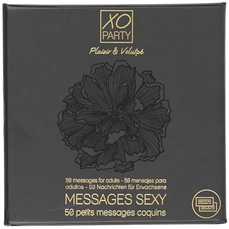 THE CONCEPT FACTORY, Sx0004, Discover a sexy Message Every Day with The 50 Sexy Messages Box, a Fun and trendy Gadget to Energize Your Interior!