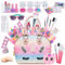 Kinderschminke Set - Schminkkoffer Mädchen Spielzeug, Makeup Set, Halloween Weihnachts Geburtstags Geschenke für Kinder 4-12 Jahre