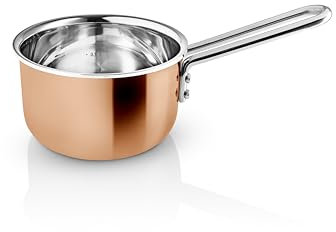EVA SOLO | Copper Kasserolle 1,0 l 13 cm Kupfer | Eleganten Kasserolle mit Präzise Wärmeregulierung | Hygienisch, Langlebig und Leicht zu Reinigen | Für alle Wärmequellen geeignet | Copper
