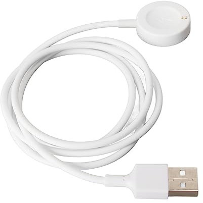lvifloae Kabelladegerät, Smartwatch, magnetisches Ladekabel, supersicher und aufladbar, geeignet für Gen 6, Gen5E, Gen 5 und Gen 4, Weiß (Weiß)