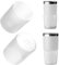 Linkidea Water Bottle Boot Compatible with YETI Rambler 20oz/30oz Tumbler, Travel Mug, Silicone Anti-Slip Waterbottle Bottom Sleeve Cover Protector (Clear / 2 Pack)