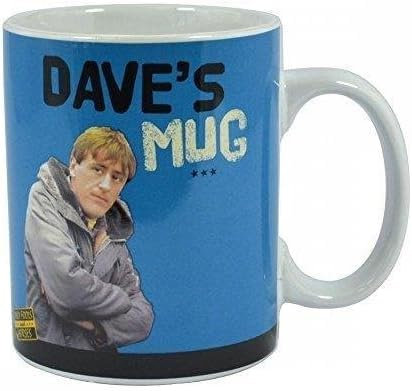 Only Fools and Horses Daves Mug Blue Ceramic Mug 11oz | Retro 80s TV Show Novelty Mug - for Show Fan & Collector | Licensed Merchandise.