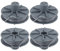 4 Stück Rasentrimmer Fadenspule 5307-20 für Gardena Ersatzfadenspule Φ1,65mm 6,1m Art für Gardena EasyCut ComfortCut PowerCut SmallCut