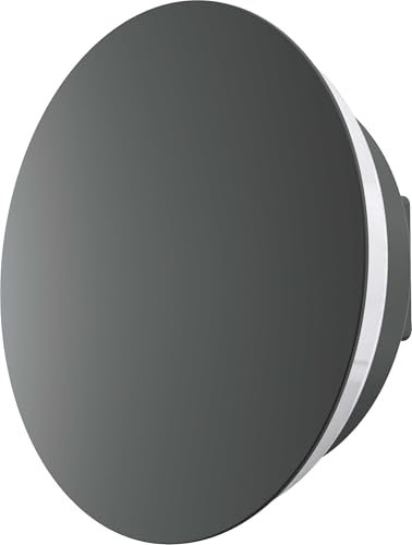 Northpoint LED Akku Wandleuchte dimmbar mit Timer, 3000K warmweiß, inkl. Montagematerial & USB-C Kabel (grau rund)