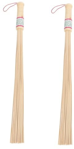 KOMBIUDA 2 Stück Bambus Massagegerät Einziehbarer Klopfstab Für Rücken Beine Und Arme Ergonomisches Design Und Langlebig