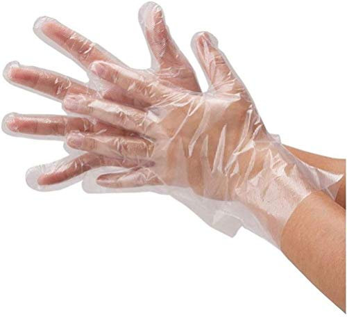 selling united Disposable Gloves Plastic Gloves 1000 Counts for Cooking Food Prep Gloves Clear Food Service Gloves Safe Kitchen Gloves for Food Handling Household Cleaning Party Celebration