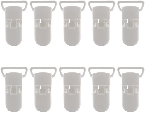 10Pcs Baby Kids Clips de Chupete de PláStico en Forma de Chupete Chupete Dummy Style Badge Holder