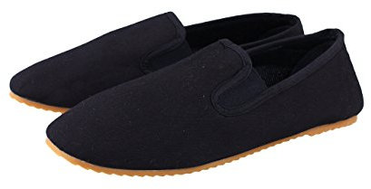 BAY® Kung Fu Slipper Schuhe schwarz (43)