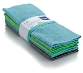 kela Universal-Reinigungstücher Lou 30x30cm, Polyester, Mehrfarbig, 30 x 15 x 10 cm