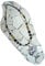 SSH-Design - kurze Kette Collier - EULE - rauchgrau & lila -