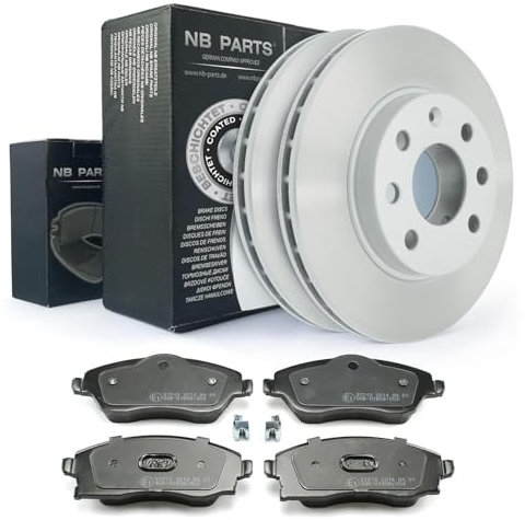 NB PARTS Bremsscheiben belüftet 240mm Bremsbeläge vorne passend für Opel Corsa C X01 Kasten