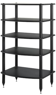 Pangea Audio Vulcan Audio-Regal, 5 Regale, Medien-Ständer und Komponenten-Schrank (5 Regale)
