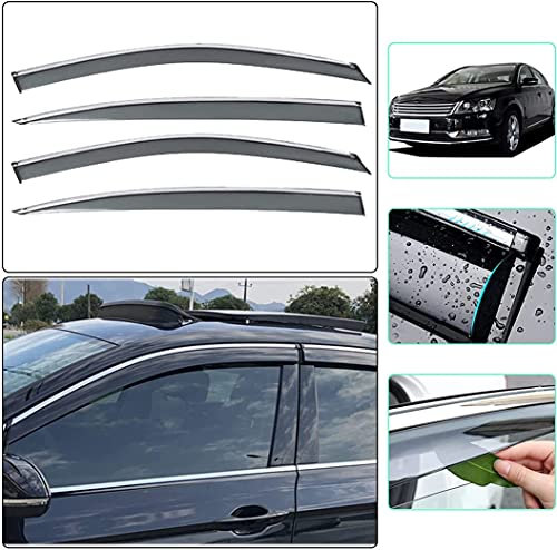 Auto Windabweiser FüR VOLKSWAGEN PASSAT B7 B7L 2011-2016, Seitenfenster Deflektor Rauch Fenster Visier Sonne Regen Guards Car Styling ZubehöR