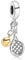 Tennisschläger Charm Anhänger S925 Sterling Silber Damen Armbänder Halskette Pendant