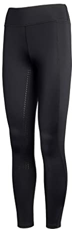 Kingsland KLkattie W F-Tec4 Full-Grip Damen Hose mit gebürsteter Hinterseite Black Winter 2022 Dressage, Größe:M