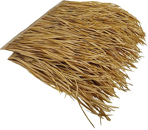 Strohpalmendach, Feuerfestes Künstliches Gartenhaus, Pavillon, Sonnenschirm Für Tiki-Bar, Garten, Terrasse, Pavillons, Wanddekoration