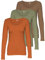 ONLY 3er Pack Damen Langarmshirt schwarz und weiß Langarm Basic Longsleeve Sommer aus 95% Baumwolle XS S M L XL 15209156 (Mix 6, XS)